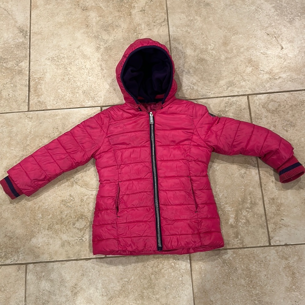 Pink and purple winter jacket kids girls